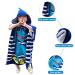 Supgomax Hooded Bathing Poncho for Kids - Cartoon Dinosaur Towel Absorbent Beach & Shower Towel Perfect for Swim & Bath Time - Buy Online on GoSupps.com