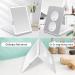 2023 Upgraded Travel Makeup Mirror with Lights and 3x 5x Magnifying, Portable, Touch Screen, USB Rechargeable - Large - Buy Online on GoSupps.com