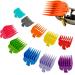 10pcs Clipper Guards for Wahl Professional Hair Clipper Guide Combs Replacement Guards Attachment Compatible with Wahl Clippers (Assorted Color)