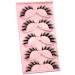Milllruez Fox Eye False Eyelashes - Fluffy Faux Mink Wispy Lashes for Volume and Length - Bratz Doll Inspired Pack - Buy Online on GoSupps.com