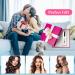 Cordless Auto Hair Curler with 6 Temps, 11 Timers, LCD Display - Rechargeable Wireless Curling Iron for Beach Waves - Fast Heating Ceramic Wand - White - Buy Online on GoSupps.com