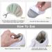 Molain 4 Pairs Self-Adhesive Heel Cushion Inserts - Anti-Slip Shoe Pads for Loose Shoes - Nude Heel Grips for Women and Men - Buy Online on GoSupps.com