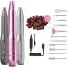 CLANCE Electric Nail Drill - Nail Science Optimized Manicure Pedicure Electric Nail File for Natural & Acrylic Nails | Dream & Create with 11 Multifunction Drill Bits + 100 Sanding Bands (Rose)