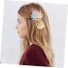 FOMIYES Hairpin Chinese Wedding Decoration Bridal Headpieces for Wedding Bridal Hair Pin Wedding Hair Clip Bridal Hair Accessories Tassel Trim Little Daisy Girl Child Plastic Japan 9X6X2CM Pink Sky-blue Violet - Buy Online on GoSupps.com