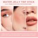 Milk Cooling Water Jelly Tint Milk Jelly Blush Milk Makeup Jelly Tint Milk Water Jelly Tint Water Jelly Tint Stick Sheer Lip & Cheek Stain Finish (D M) D 1 count (Pack of 1) - Buy Online on GoSupps.com