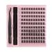 100 Clusters False Eyelashes D Curl - DIY Eyelash Extensions with Glue for Beginners | International Shipping - Buy Online on GoSupps.com