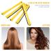 48-Pack Plastic Hair Perm Rods & Curlers - Cold Wave Rollers with Steel Pintail Comb (0.28 Inch, Yellow & Orange) - Buy Online on GoSupps.com