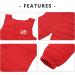 Panegy Kids Snow Pants Winter Bib Snowsuit | Water-Resistant Insulated Ski Overalls | 3-4 Years, Red - Buy Online on GoSupps.com