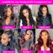 20 Inch HD Body Wave Lace Front Wig - 150% Density Brazilian Virgin Human Hair - Transparent Frontal - Pre Plucked with Baby Hair - Natural Color - Glueless for Women - Buy Online on GoSupps.com