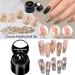 Solid Nail Gel LED/UV Nail Carving Gel Non-Sticky Builder Glue Manicure Accessories for Home School Business Trip - 7ml - Buy Online on GoSupps.com