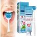 Rosixehird 2-Part Tongue Cleaner Set | Medical Tongue Gel & Scraper for Bad Breath | Effective Tongue Hygiene & Bacterial Combat - Buy Online on GoSupps.com