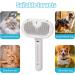 Spray Cat Brush 8x4.5 Inch Steamy Cat Brush with Water Spray 2 in 1 Cat Spray Comb Pet Hair Removal Comb Self Cleaning Grooming Brush for Pets Dogs Cats Shedding Removing Tangled - Buy Online on GoSupps.com