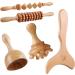 Complete Maderotherapy Set 5 in 1: Full Body Massage Lymphatic Drainage Anti-Cellulite Tools for Back & Legs - Buy Online on GoSupps.com