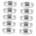 LIFKOME Lot de 10 Plateaux Cosm tiques Vides 20mm Aluminium Compact pour Maquillage DIY Femme Utilisation Voyage Godets Ronds de Fard Paupi res