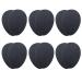 Bestomz 6 pairs of self -adhesive insoles for high heels made of rubber non -slip non -slip sticker handles shoes for men and women (black)