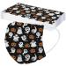50PC Halloween Disposable Face_Masks for Adults Kids 3-Ply Colorful Breathable Face_Mask with Nose Wire Protective Facemask with Printed Design for Holiday Party (50PC disposable for Adults B) - Buy Online on GoSupps.com
