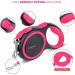 Edipets Extendable Dog Leash - 5m Flexible Retractable Leash for Dogs up to 20kg - Pink Rolinee Flexileine for Comfortable Walks - Buy Online on GoSupps.com