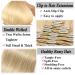 Clip In Extensions Real Hair - 100% Remy 8 Pcs 18 Clips Thick Double Wefts 30cm 115g #613 Light Blonde - International Shipping - Buy Online on GoSupps.com