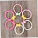 Ibasenice 6 Pcs Children's Arch Bracelets - Candy-Colored Loop Bracelets for Kids | Nausea Relief & Princess Accessories - Buy Online on GoSupps.com