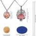 6-Piece Diffuser Locket Necklace Set with Aromatherapy Oil Pendant and Refill Pads - Stainless Steel Necklace for Women and Girls - Buy Online on GoSupps.com