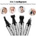 4 in 1 Nose Hair Trimmer for Men - Waterproof Ear & Eyebrow Clipper Travel-Friendly Battery-Powered Grooming Tool - Buy Online on GoSupps.com