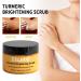 EXQST Lightening Turmeric Scrub for Dark Spots Natural Exfoliating Salt for Body and Face Natural Turmeric Scrub for Dark Spots Smoothing Exfoliator for Underarms - Buy Online on GoSupps.com