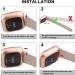 Oumida Fitbit Versa 2 & Versa Silicone Bracelet - Classic Sports Replacement in Milk Tea Color for Men & Women - Buy Online on GoSupps.com