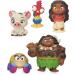 Disney Store Moana Bath Toy Set - 5 Pc. Set with Moana, Maui, Pua, Hei-Hei & Tamatoa | Includes Storage Bucket | Ages 6 Months - Buy Online on GoSupps.com