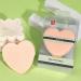 AUTOECHO Makeup Puff Make up Sponges in Heart Shape Face Makeup Tools Velour Powder Puff Reusable Setting Powder Puff for Setting Contouring Under Eyes - Buy Online on GoSupps.com