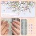 EARLMONI 7200 Pieces Rhinestones Nails Glitter Stones Colourful Rhinestones Nails Stones AB Pearls Diamonds with Tweezers and Pen Suitable for Nail DIY Design Nail Jewellery - Buy Online on GoSupps.com