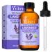 Yoken Lavender Essential Oil 4 Fl Oz 100% Pure and Natural Premium Grade Lavender Oils with Glass Dropper for Diffusers Aromatherapy Candle & Soap Making Massage