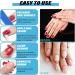2 * 15ml Gel Nail Polish Remover Gel Remover for Nails Peel Off In 3-5 Minutes Quickly & Easily Removes Gel Nail Polish Gel Polish Remover with Cuticle Pusher Nail Files Blue - Buy Online on GoSupps.com