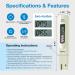 ISpring TDS Meter - High Accuracy Water Quality Tester for Drinking Water Pools & Aquariums | PPM Measurement with LCD Display - Buy Online on GoSupps.com