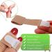 Reppkyh Finger Wrap Tape - 9 Pcs for Broken, Sprained, Fractured Finger - Finger Straps for Jammed, Swollen, Dislocated Joint - Nude - Buy Online on GoSupps.com