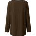 TARIENDY Women's Long Sleeve Ombre Tunic Top - Coffee, XX-Large - Buy Online on GoSupps.com