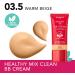  Bourjois Bourjois Healthy Mix 03.5 Warm Beige BB Cream Cream Foundation All-day Coverage and Hydration Vitamins C E and B5 Clean and Vegan Formula 30 ml - Buy Online on GoSupps.com