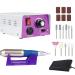 Nail Drill - Professional Nail Drill Machine 25000 rpm Electric Nail Drill for Acrylic, Gel Nails, Manicure Pedicure Polishingwith 11Pcs Nail Drill Bits and Sanding Bands for Home and Salon Use