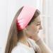 Spa Headband Spa Facial Headbands Pink Makeup Headband Shower Bath Head Wrap Skincare Hair Band with Fastening Tape for Washing Face - Buy Online on GoSupps.com
