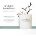 Woodsmoke + Leather Luxury Soy Wax Candle | Hand Poured Aromatherapy | 45 Hours Relaxing Home Spa Experience - Buy Online on GoSupps.com