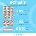 JJ CARE Elastic Bandage Wrap (Pack of 6) - 3" & 6" Compression Bandages with Clips for Ankle Wrist Foot | Durable & Reusable Shipping Worldwide - Buy Online on GoSupps.com
