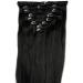 SEGO 8 Pieces Clip In Hair Extensions Straight 18 Clips Full Head Clip In Hairpiece Hot Stylish Hair 23" Inch Natural Black 23" Natural Black - Buy Online on GoSupps.com