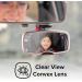 Diono See Me Too Rear View Baby Mirror for Car - Fully Adjustable, Wide Crystal Clear View, Shatterproof & Crash Tested - Buy Online on GoSupps.com