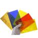 Lanyani 12 Sheets Iridescent Stained Glass Cathedral Art Packs for Mosaic Craft - Assorted Clear, Opaque, and Colored Transparent Mix - Buy Online on GoSupps.com