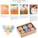 Haofy 6-Piece Handmade Bath Bombs Gift Set | Perfect Moisturizing Bath Balls for Women Girls & Children | Ideal Birthday Valentine's Day & Christmas Gifts - Buy Online on GoSupps.com