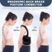 KKM Back Brace Posture Corrector for Men & Women | Adjustable Lumbar Support & Neck Shape | Black (Large 38-45 Inch - Buy Online on GoSupps.com