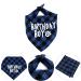 Sunallwell Dog Birthday Bandana & Party Hat Set | Cute Puppy Outfit & Decoration - Buy Online on GoSupps.com