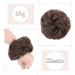 Maroon Bun Extensions - Thick Updo Hairpiece for Wavy Curly Hair - 45g Brown - Buy Online on GoSupps.com