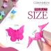 JASVERLIN Butterfly Hair Clips Set - 50pcs Assorted Colors for Girls & Women - Y2K Festival Accessories - Organizer Included - Buy Online on GoSupps.com