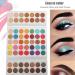 Beauty Glazed 63 Colors Pearlescent Matte Eyeshadow Palette | Premium Glitter Eye Makeup Tools for Flawless Looks | International Shipping Available - Buy Online on GoSupps.com