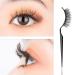 12 Pcs False Eyelashes Display Sticks - 3D Eyelash Extensions Applicator Tool for Easy Try-On & Grafting (Black & Transparent - Buy Online on GoSupps.com